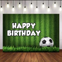 FODBOLD FOTOBAGGRUND - inkl skilt og klemmer
