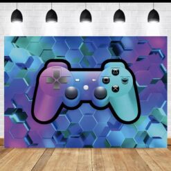 GAMER FOTOBAGGRUND - inkl skilt og klemmer