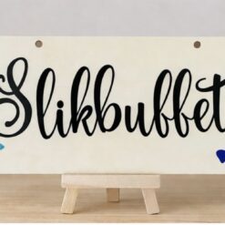 SLIKBUFFET skilt