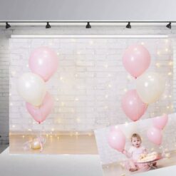 LYSERØD FOTOBAGGRUND - inkl skilt og klemmer