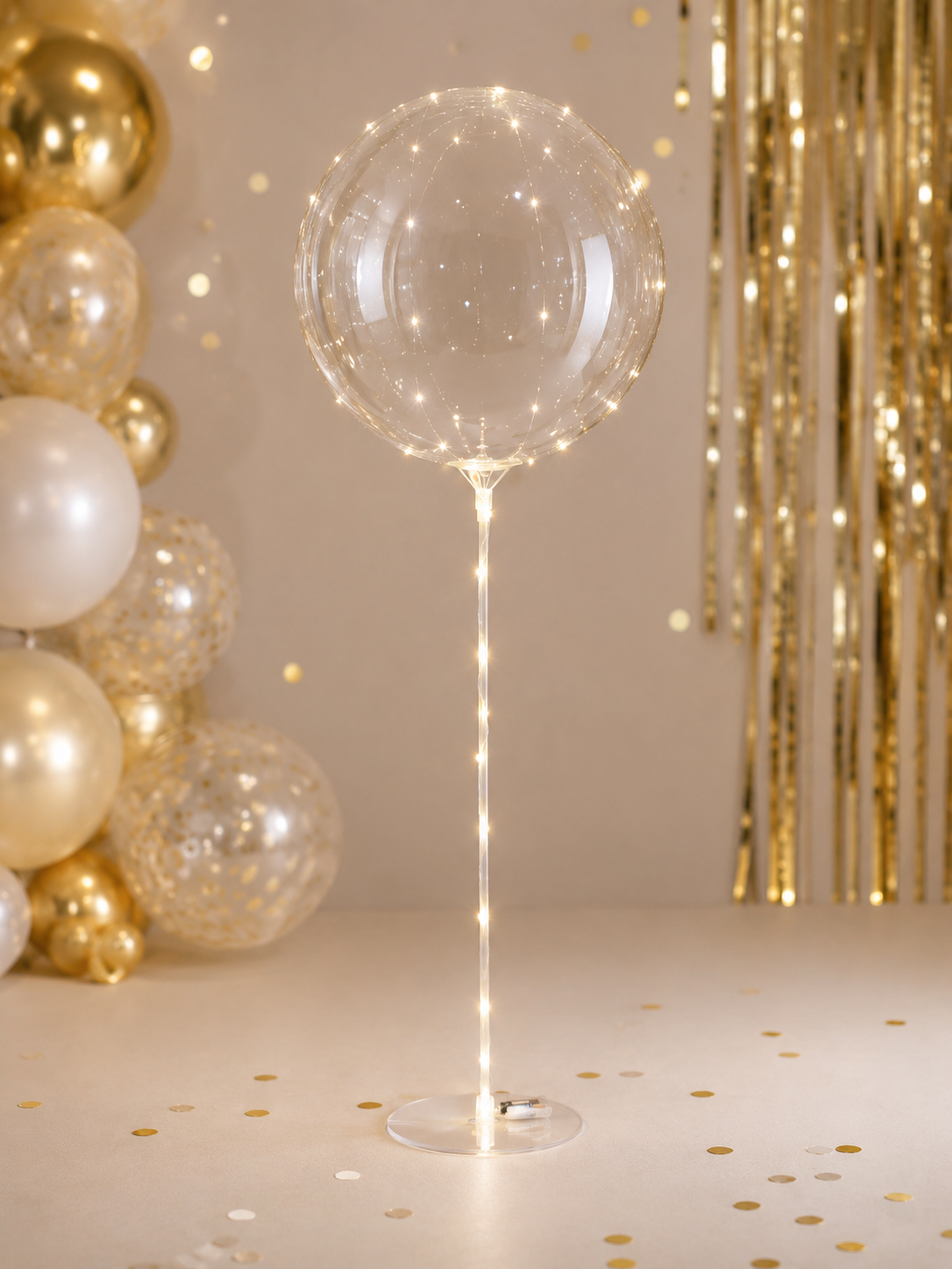 LED ballon med stativ
